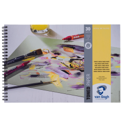 Carta colorata Van Gogh - Verde bosco - A4, 120g, 30 fogli