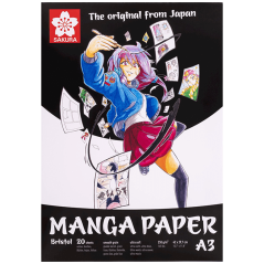 Manga sketch book - A3, 20 listů
