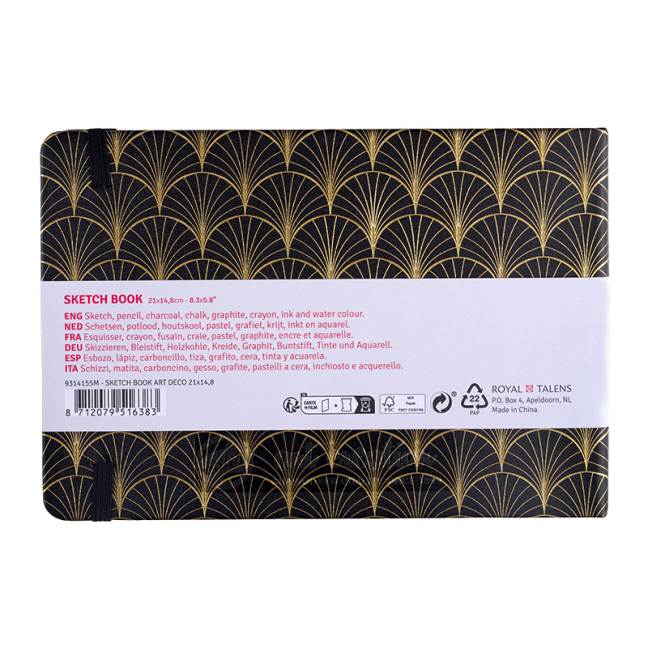 Blocco da disegno Art Creation 21x15 cm, 140g, 80 fogli