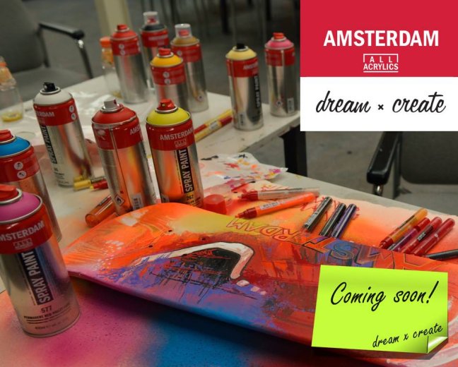 AMSTERDAM Spray Paint – Akril festék spray 400 ml - Amsterdam – válasszon árnyalatot: 411-Siena tehlová