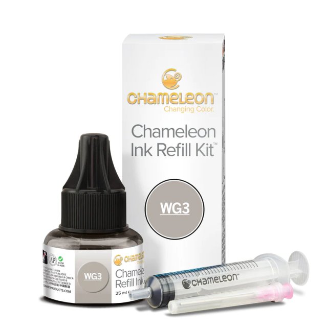 Chameleon Inchiostro Ricaricabile 25ml - scegli la tonalità - CHAMELEON colori - scegli la tonalità: 51 - Warm Grey 3 WG3
