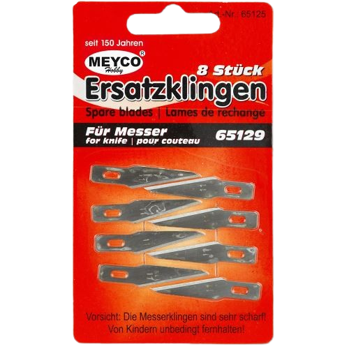 MEYCO lame di ricambio per coltello professionale – 8 pz