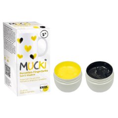 MUCKI prstové barvy na porcelán Sun & Shadow 2 × 50 ml