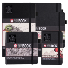 Sakura Krém színű papírokkal ellátott vázlatfüzet - különböző formátumok