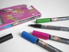 KREUL Set de markere pentru tatuaje cu șabloane – 4 buc