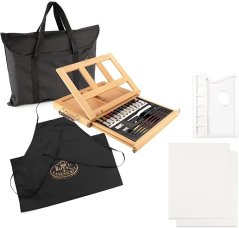 Royal Langnickel Set de pictură în acuarelă cu șevalet - 27pcs
