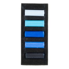 Pastelli Secchi REMBRANDT - Deep Blues - set di 5 mezzi pastelli