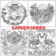 PHOENIX Set za slikanje prema predlošku 4 kom - odaberite seriju