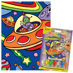 R&L Számozott kifestő gyerekeknek – Outerspace