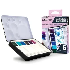 QoR Set de vopsele acuarelă – 6 recipiente – GRANULATORS