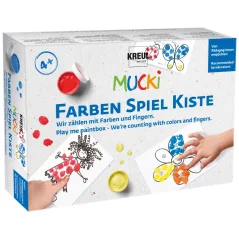KREUL Sada farieb MUCKI – paintbox počítanie – prstové farby