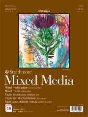 Strathmore Mixed Media 22,9x30,5cm, 15 fogli, serie 400