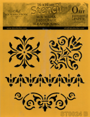 Stencil in pellicola - ORNAMENTI 1