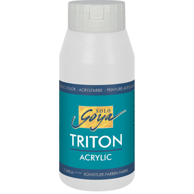 KREUL Colore acrilico SOLO GOYA TRITON 750 ml - SOLO GOYA Triton 750 ml: 17017 – White