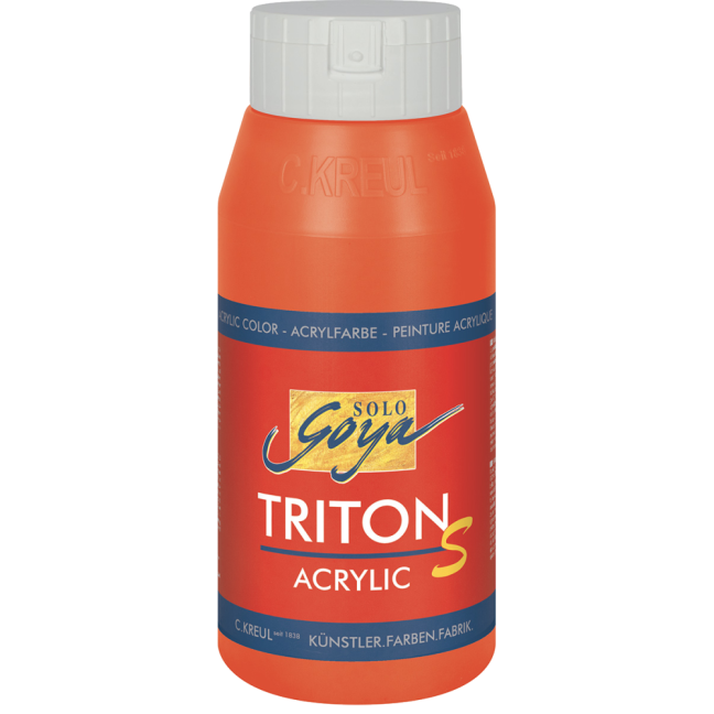 KREUL Vernice acrilica SOLO GOYA TRITON S - lucida 750 ml - SOLO GOYA Triton S 750m: 17304 - Genuine red