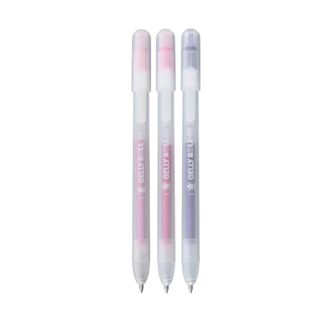 Sakura Gelly Roll Stardust set di penne gel 3 pz – Pink-Rose-Purple