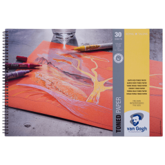 Carta colorata Van Gogh - Rosso Terra - A3, 120g, 30 fogli