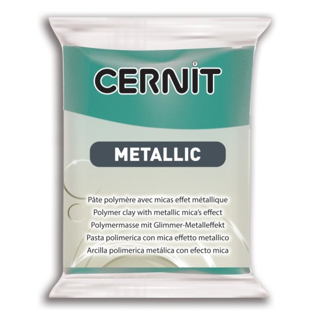 CERNIT Pasta Metallica 56g - vari colori - CERNIT Metallic: 676 - Turquoise