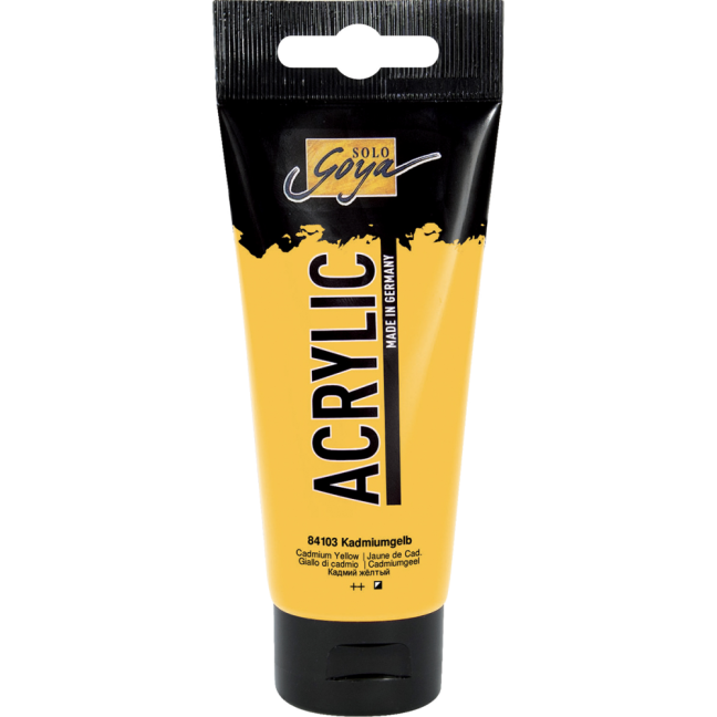 KREUL Colore acrilico Solo Goya – 100 ml - KREUL colore acrilico Solo Goya 100 ml - scegli la tonalità: 84103 - Cadmium Yellow