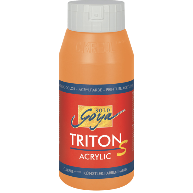 KREUL Vernice acrilica SOLO GOYA TRITON S - lucida 750 ml - SOLO GOYA Triton S 750m: 17314 - Genuine Orange