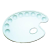 Tavolozza ovale in plastica Leniar - 29 x 22 cm