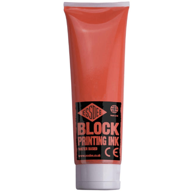 ESSDEE Colore per linoleografia 300ml - vari colori - ESSDEE Colore per linoleografia: Fluorescent Orange (06)