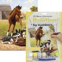 Pittura per numeri formato A4 - Animali