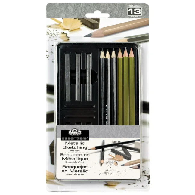 Set di pastelli per schizzi Royal & Langnickel Art Set - set piccolo 13 pezzi - 2501