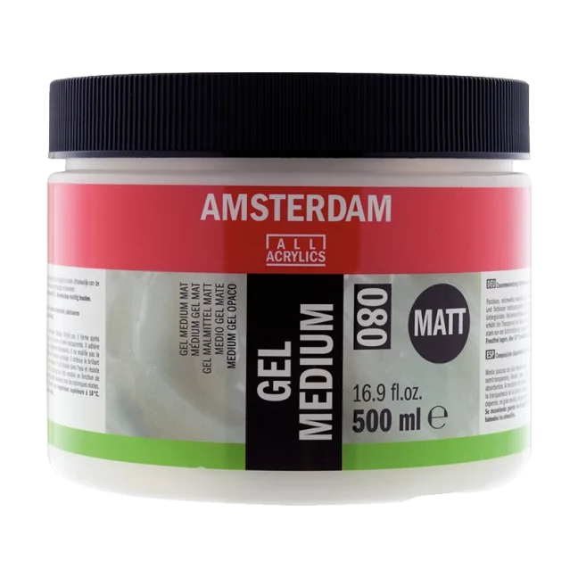 Amsterdam gél médium matt 080 - 500 ml
