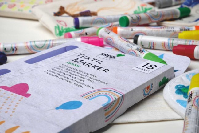 KREUL Textilfilc készlet JUNIOR – 18 db