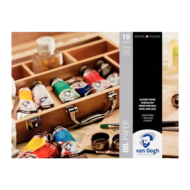Blocco per colori a olio Van Gogh 30x40cm, 240g, 10 fogli