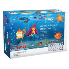 KREUL Window Color Set Magic Sea – sada barev na sklo