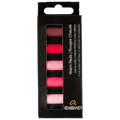 Pastello Secco REMBRANDT - Rossi Caldi - set di 5 mezzi pastelli