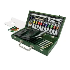 Set di pittura a olio in scatola di legno Royal & Langnickel - set 33 pezzi