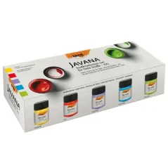 KREUL Set XXL de vopsele pentru textile deschise la culoare Javana – 5 x 50 ml
