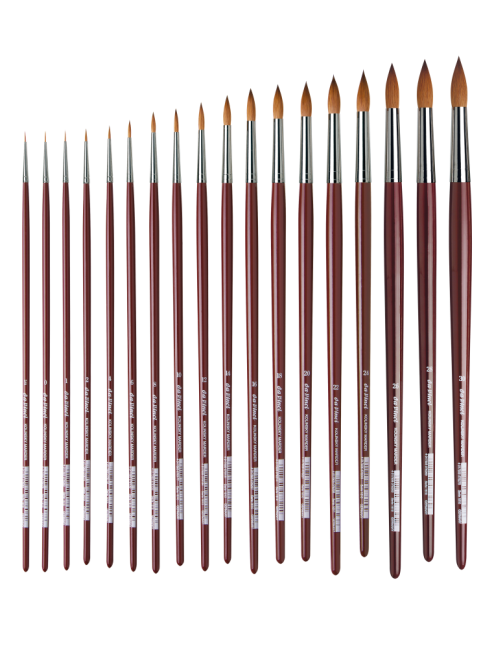 Pennelli da Vinci KOLINSKY - Martora Rossa - 1610 - Scegli la misura del pennello