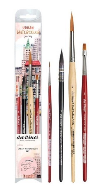 daVinci URBAN pennelli per acquerello - serie 5601