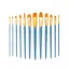 Pennelli con setole sintetiche mix - set da 12 pezzi - RSET-9306