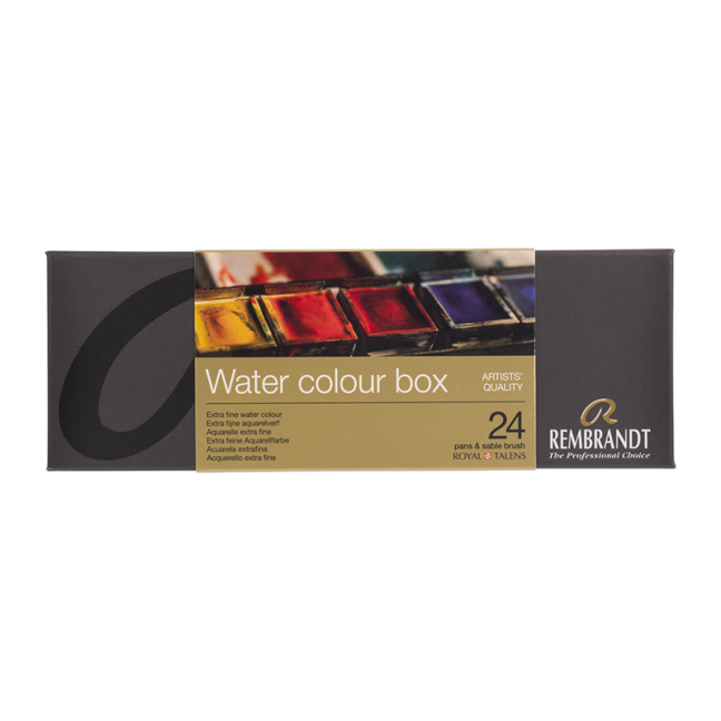 Akvarelové farby REMBRANDT - Deluxe set 24 kalíškov