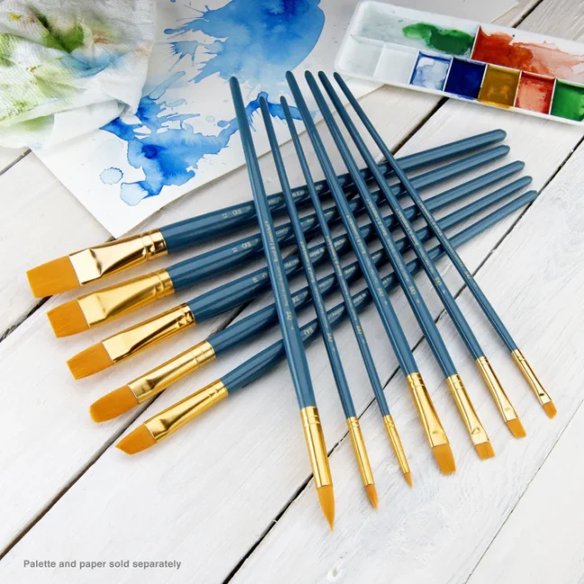 Pennelli con setole sintetiche mix - set da 12 pezzi - RSET-9313