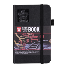Sakura Vázlatfüzet fekete papírokkal - különböző méretekben