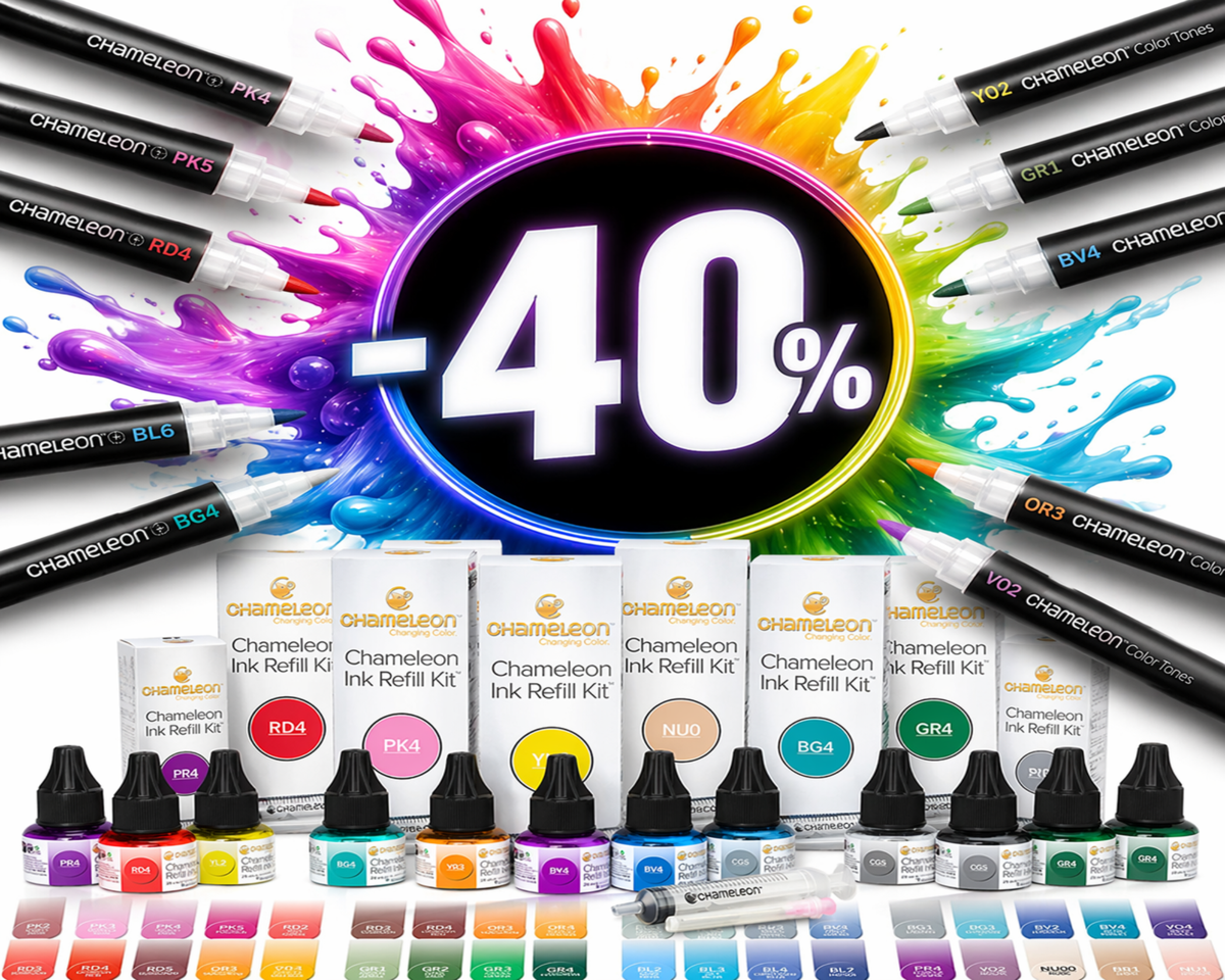 Penne e ricariche Chameleon -40%