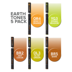 Chameleon sada 5ks - Earth