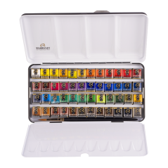 Colurs d'aquarel REMBRANDT - Set deluxe 48 tazas