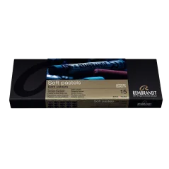 Pastelli secchi REMBRANDT - set di 15 pastelli, tonalità scure