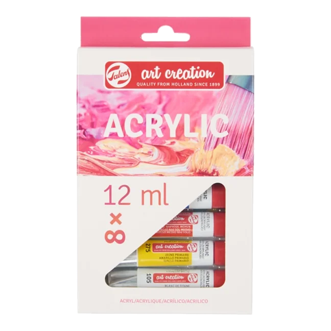 Colori acrilici Talens ArtCreation - set 8 x 12 ml
