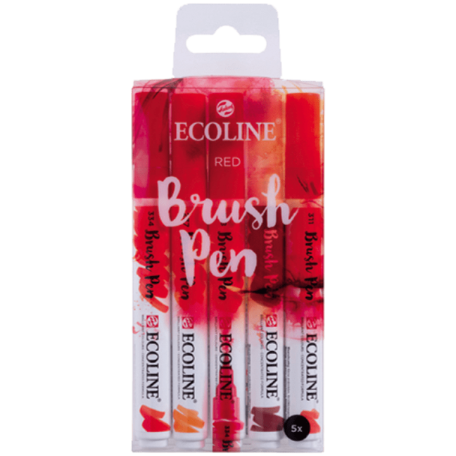Set di pennarelli acquerellabili Ecoline - Rosso