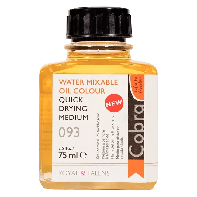 Cobra medium ad asciugatura rapida per olio 093 - 75 ml