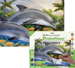 Slikanje po številkah format A3 - Delfini