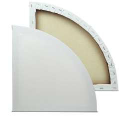 PHOENIX 1/4 okrúhleho plátna na ráme 30 cm